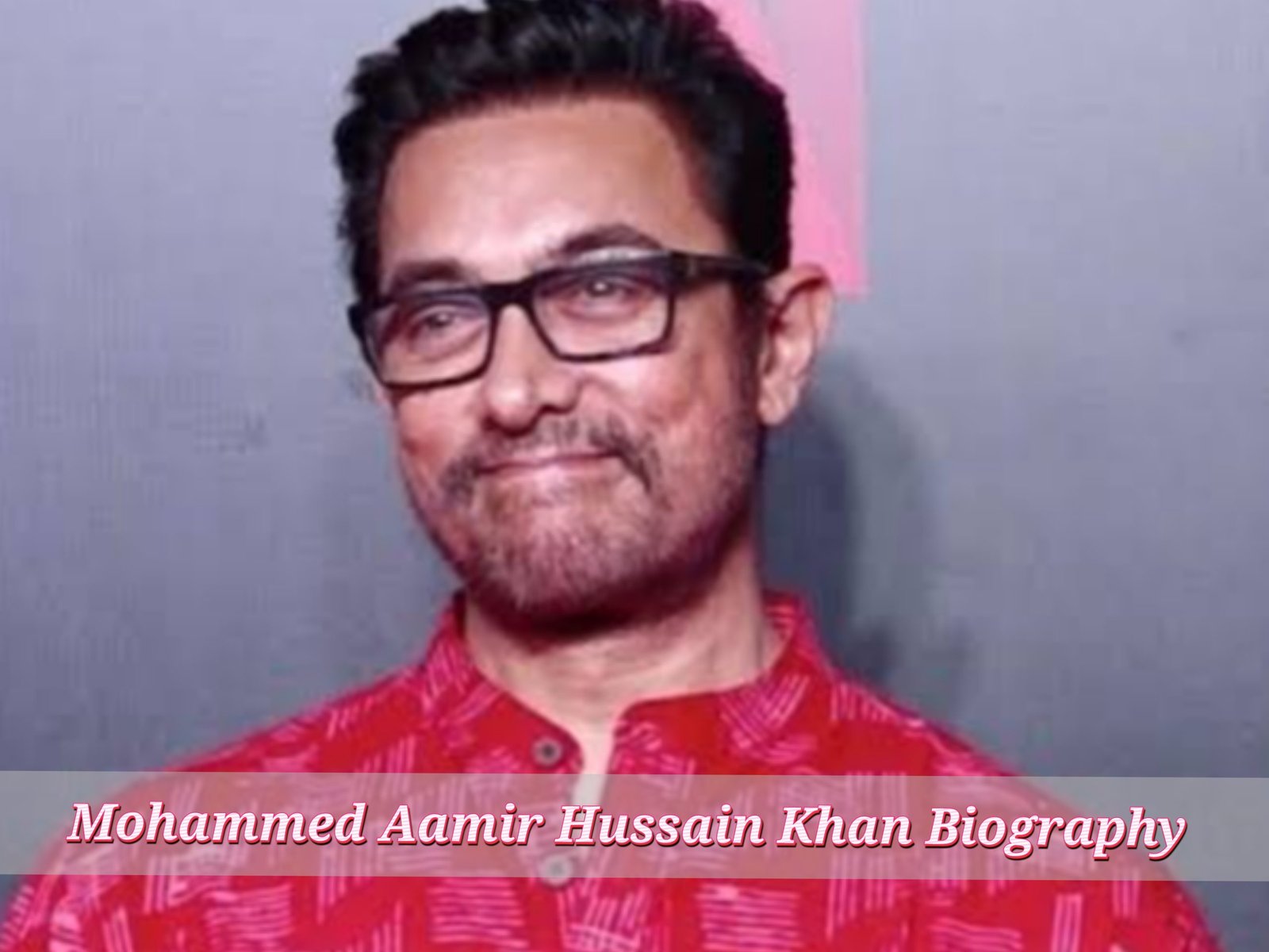 Mohammed Aamir Hussain Khan Biography